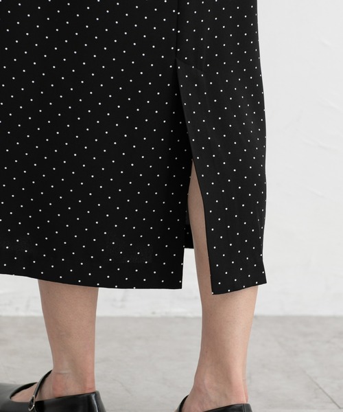 Honeys（ハニーズ）の「チューリップ袖ワンピース（ワンピース・レディース・ネイビー/ブラック系その他/ホワイト系その他/ブルー系その他3・LL/3L/S/M/L）」の10枚目の写真