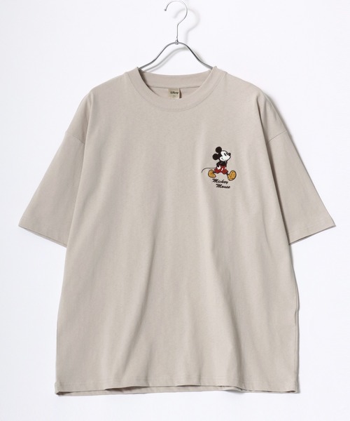 希少☆Disney／ディズニー ミッキー刺繍 スエード レザー ベスト
