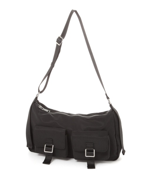 LEPSIM（レプシィム）の「ダブルポケットショルダー　290393（ショルダーバッグ・レディース・キャメル/ブラック・ONE SIZE）」の13枚目の写真