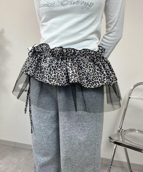 sevens（セブンズ）の「【sevens】SK　フリルレイヤードスカート（スカート・レディース・ブラック系その他/ホワイト系その他2/グレー系その他/ブラウン系その他/ブルー系その他/ホワイト系その他・FREE）」の19枚目の写真