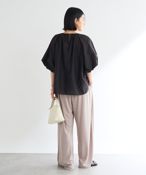 un dix cors（アンディコール）の「《一枚でサマになる》バルーンスリーブブラウス（シャツ/ブラウス・レディース・サックスブルー/ブラック/オフホワイト・FREE）」の20枚目の写真