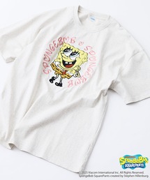 LB/S （エルビーエス）の「【スポンジ・ボブ】オリジナルデザイン Tシャツ ドロップショルダー ビッグシルエット ユニセックス（Tシャツ/カットソー）」