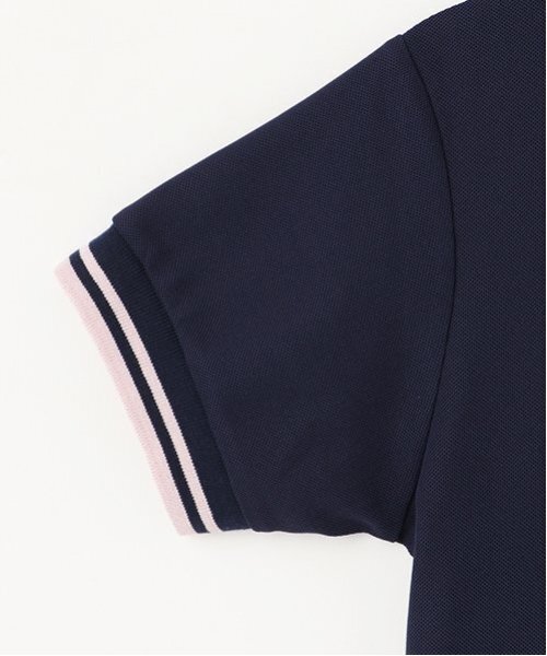 LOVETOXIC(ラブトキシック)の「半袖ポロワンピース(ワンピース・キッズ・ブラック/オフホワイト/ネイビー・M:150cm/S:140cm/L:160cm)」の5枚目の写真
