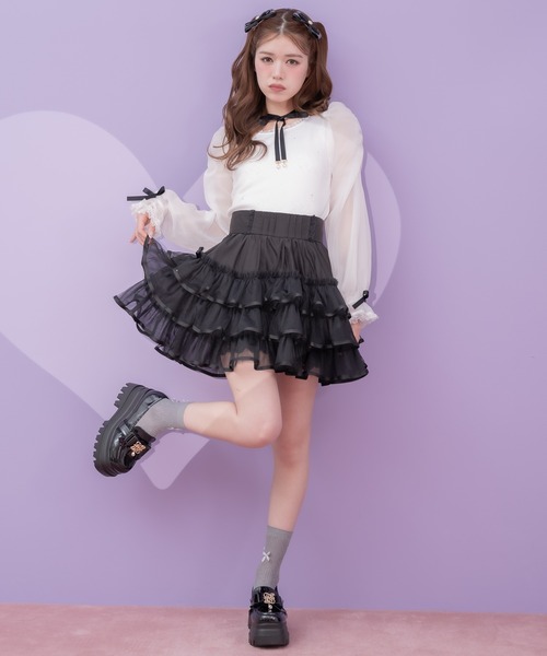 couture BY ROJITA（クチュールバイロジータ）の「ネックレスチョーカー付きテレコトップス（Tシャツ/カットソー・レディース・ピンクベージュ/ブラック/ホワイト・FREE）」の20枚目の写真