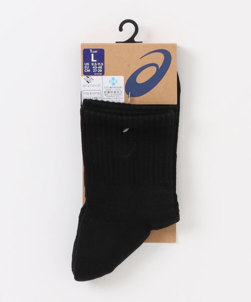 ASICS(アシックス)の「《ASICS》ソックス18 3033B871(ソックス/靴下・メンズ・ブラック×ホワイト/ホワイト×ネイビー/ブラック×ブラック/ホワイト×レッド/ホワイト×ホワイト・S/M/L)」の5枚目の写真