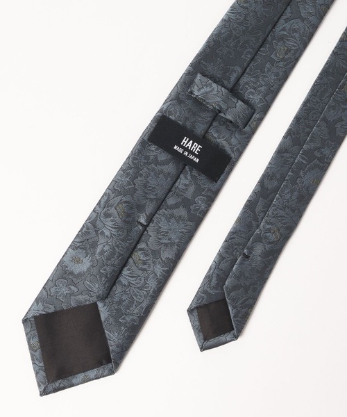 HARE（ハレ）の「JAPANジャガードフラワーネクタイ(HARE)（ネクタイ・メンズ・レッド/ブラック/ブルー/ライトブラウン・FREE）」の6枚目の写真