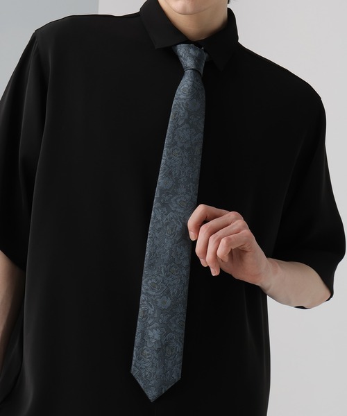 JAPANジャガードフラワーネクタイ(HARE)（ネクタイ）｜HARE