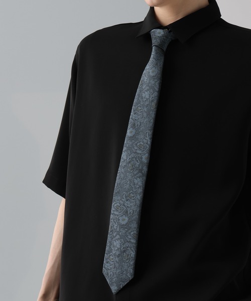 HARE（ハレ）の「JAPANジャガードフラワーネクタイ(HARE)（ネクタイ・メンズ・レッド/ブラック/ブルー/ライトブラウン・FREE）」の19枚目の写真