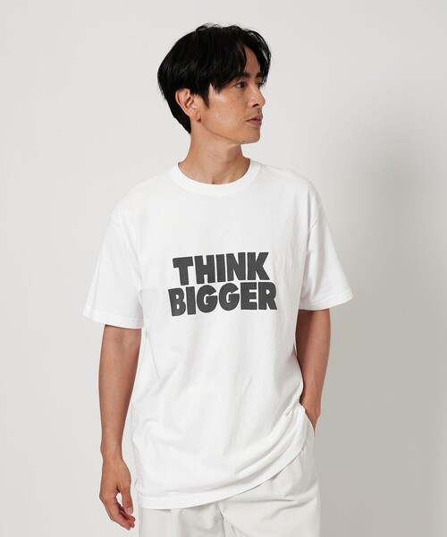 FUNG（ファング）の「＜FUNG＞THINK BIGGER Tシャツ（Tシャツ/カットソー・メンズ・ブラック/ホワイト・M/S）」の2枚目の写真