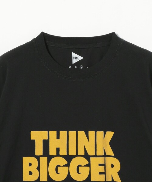 FUNG（ファング）の「＜FUNG＞THINK BIGGER Tシャツ（Tシャツ/カットソー・メンズ・ブラック/ホワイト・M/S）」の5枚目の写真