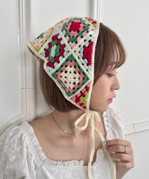 SOLLON. | アソートかぎ編みバブーシュカ(その他ヘアアクセサリー)