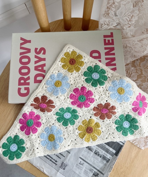 SOLLON.（ソルロン）の「アソートかぎ編みバブーシュカ（その他ヘアアクセサリー・レディース・その他1/その他2/その他3・FREE）」の14枚目の写真