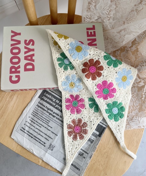 SOLLON.（ソルロン）の「アソートかぎ編みバブーシュカ（その他ヘアアクセサリー・レディース・その他1/その他2/その他3・FREE）」の21枚目の写真