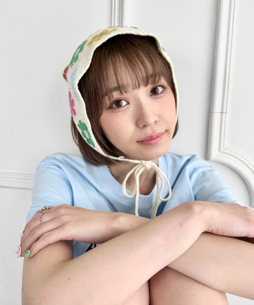 SOLLON.（ソルロン）の「アソートかぎ編みバブーシュカ（その他ヘアアクセサリー・レディース・その他1/その他2/その他3・FREE）」の18枚目の写真