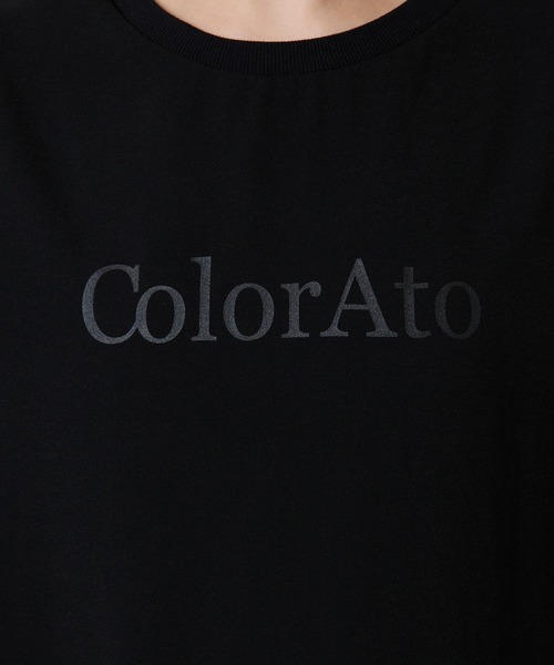 セール】裾シアーロゴハーフスリーブTシャツ（Tシャツ