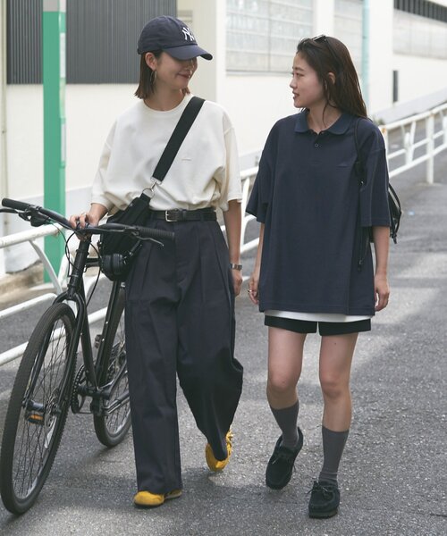 Franklin Climbing（フランクリンクライミング）の「【Franklin Climbing/フランクリンクライミング】ワッフルポロシャツ（ポロシャツ・メンズ・ネイビー/アイボリー/ブラック・SMALL/MEDIUM/LARGE）」の4枚目の写真