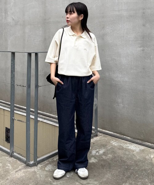 Franklin Climbing（フランクリンクライミング）の「【Franklin Climbing/フランクリンクライミング】ワッフルポロシャツ（ポロシャツ・メンズ・ネイビー/アイボリー/ブラック・SMALL/MEDIUM/LARGE）」の8枚目の写真