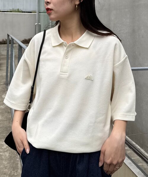 Franklin Climbing（フランクリンクライミング）の「【Franklin Climbing/フランクリンクライミング】ワッフルポロシャツ（ポロシャツ・メンズ・ネイビー/アイボリー/ブラック・SMALL/MEDIUM/LARGE）」の11枚目の写真