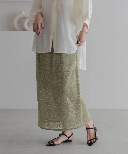 セール】カットレースタイトスカート 327059（スカート）｜LOWRYS FARM