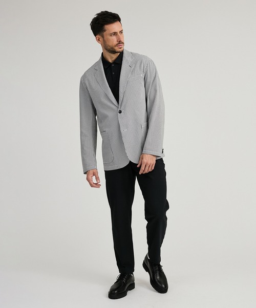 Saturdays Golf（サタデーズゴルフ）の「Seersucker  Jacket（テーラードジャケット・メンズ・ブラック系その他/ブラック・XL/L/M/S）」の8枚目の写真
