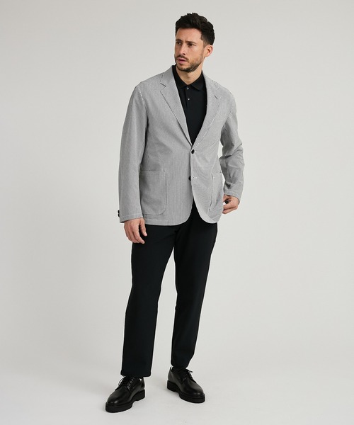 Saturdays Golf（サタデーズゴルフ）の「Seersucker  Jacket（テーラードジャケット・メンズ・ブラック系その他/ブラック・XL/L/M/S）」の7枚目の写真