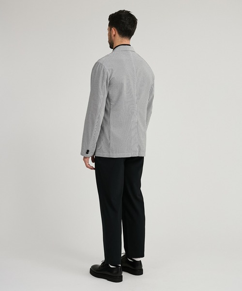 Saturdays Golf（サタデーズゴルフ）の「Seersucker  Jacket（テーラードジャケット・メンズ・ブラック系その他/ブラック・XL/L/M/S）」の6枚目の写真