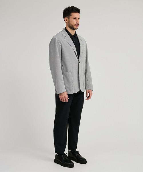 Saturdays Golf（サタデーズゴルフ）の「Seersucker  Jacket（テーラードジャケット・メンズ・ブラック系その他/ブラック・XL/L/M/S）」の5枚目の写真