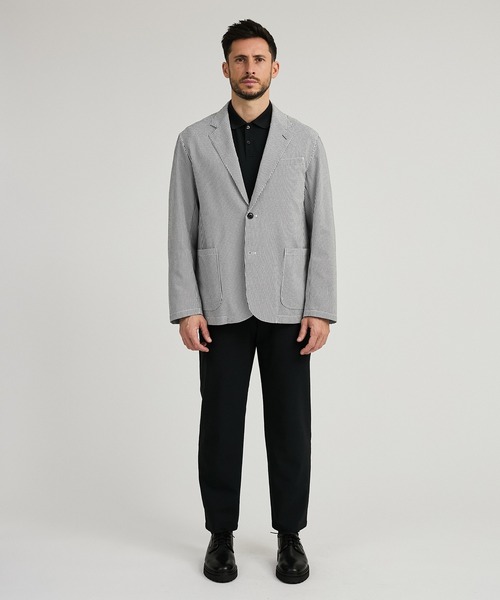 Saturdays Golf（サタデーズゴルフ）の「Seersucker  Jacket（テーラードジャケット・メンズ・ブラック系その他/ブラック・XL/L/M/S）」の4枚目の写真