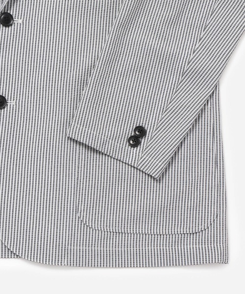 Saturdays Golf（サタデーズゴルフ）の「Seersucker  Jacket（テーラードジャケット・メンズ・ブラック系その他/ブラック・XL/L/M/S）」の11枚目の写真