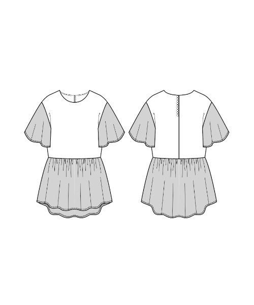 Emilyan（エミリアン）の「手洗い可･ストレッチ･UV CUT･接触冷感【  とろぷり生地がクセになる  】つやポンチ・バックパールライク・ペプラム半袖ブラウス（シャツ/ブラウス・レディース・ブラック/ホワイト/チャコールグレー/グレー・L/M/S）」の13枚目の写真