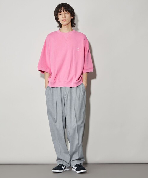 CITEN(シテン)の「<CITEN>スウェットT(Tシャツ/カットソー・メンズ・マスタード/ピンク/グレー・M/L)」の10枚目の写真