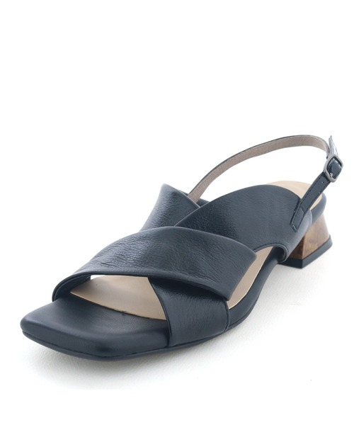 cava cava（サヴァサヴァ）の「ローヒールクロスサンダル　3720557（サンダル・レディース・ブラック/イエロー/シルバー・24.5cm/24cm/23.5cm/23cm/22.5cm）」の5枚目の写真