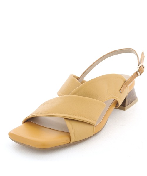 cava cava（サヴァサヴァ）の「ローヒールクロスサンダル　3720557（サンダル・レディース・ブラック/イエロー/シルバー・24.5cm/24cm/23.5cm/23cm/22.5cm）」の4枚目の写真