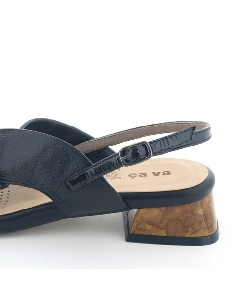 cava cava（サヴァサヴァ）の「ローヒールクロスサンダル　3720557（サンダル・レディース・ブラック/イエロー/シルバー・24.5cm/24cm/23.5cm/23cm/22.5cm）」の22枚目の写真