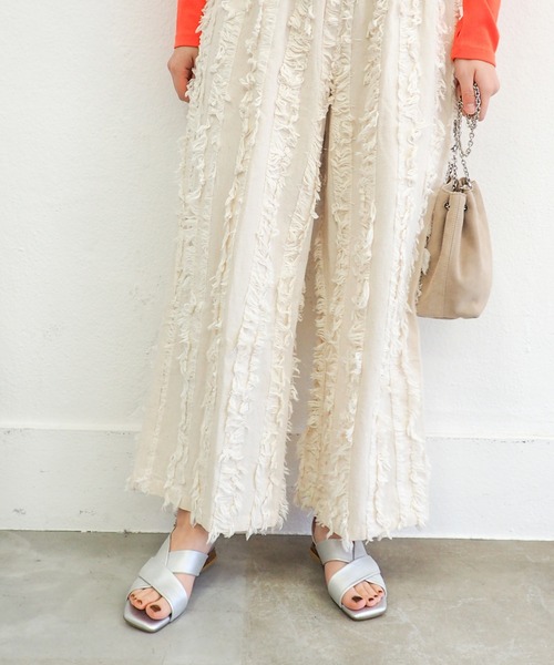 cava cava（サヴァサヴァ）の「ローヒールクロスサンダル　3720557（サンダル・レディース・ブラック/イエロー/シルバー・24.5cm/24cm/23.5cm/23cm/22.5cm）」の12枚目の写真