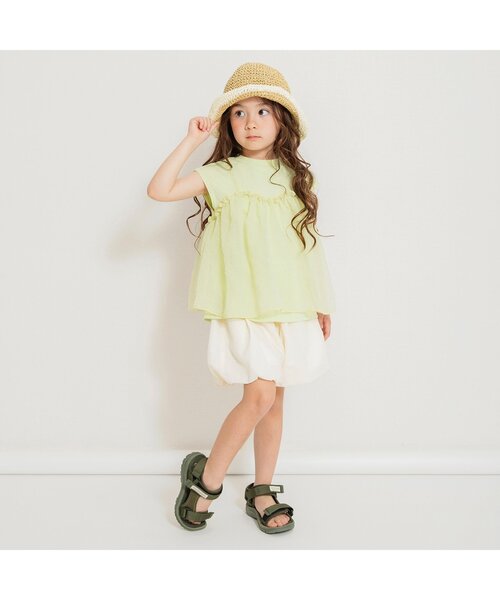 BREEZE(ブリーズ)の「【ジュニア対応】バルーンショートパンツ(その他パンツ・キッズ・イエロー/オフホワイト・90/100/110/120/80/130/140)」の3枚目の写真