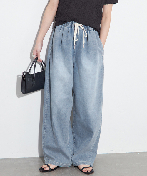 美品♡ 【接触冷感】アイシーリラックスデニム WEB限定追加2》【接触冷感】アイシーリラックスデニム（デニム