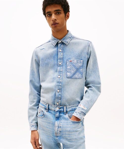 Regular denim shirt