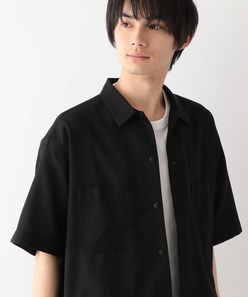 GLOBAL WORK（グローバルワーク）の「快適サマ－シャツ/パナマ/287583（シャツ/ブラウス・メンズ・アイボリー/ブラック/ネイビー・SMALL/MEDIUM/LARGE/X-LARGE）」の12枚目の写真