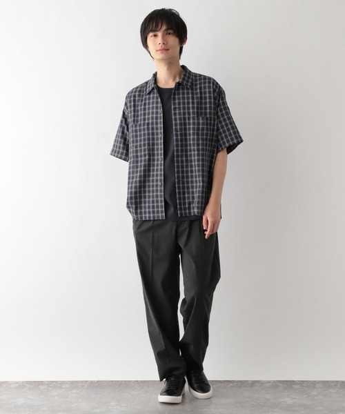 GLOBAL WORK（グローバルワーク）の「快適サマ－シャツ/パナマ/287583（シャツ/ブラウス・メンズ・アイボリー/ブラック/ネイビー・SMALL/MEDIUM/LARGE/X-LARGE）」の13枚目の写真