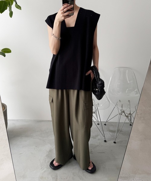 model：H166　着用サイズ：F