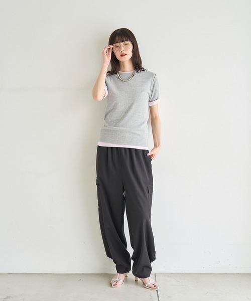meilmada(メイルマダ)の「ドロストカーゴパンツ(カーゴパンツ・レディース・ネイビー/ライトベージュ/ブラック/カーキ・FREE)」の19枚目の写真
