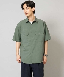 a.v.v（アーヴェヴェ）の「【速乾/イージーケア】Wポケットシャツ【夏リライト】（シャツ/ブラウス）」