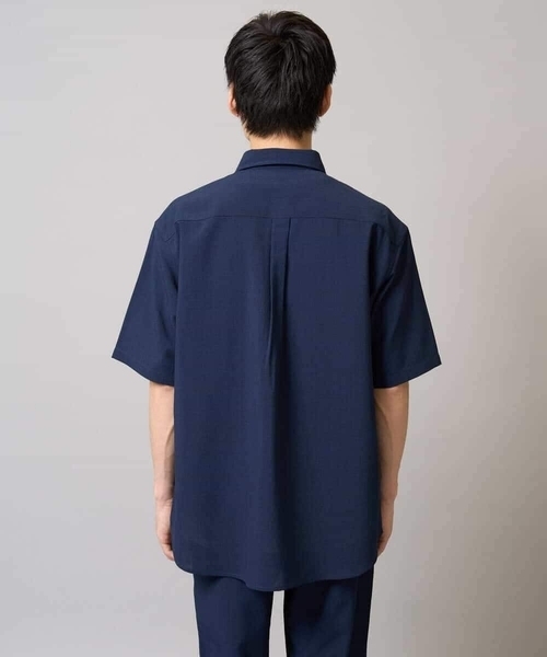 a.v.v（アーヴェヴェ）の「【速乾/イージーケア】Wポケットシャツ【夏リライト】（シャツ/ブラウス・メンズ・チャコールグレー/ネイビー/カーキ・50/48/46）」の10枚目の写真