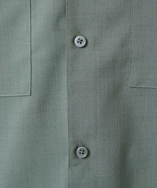 a.v.v（アーヴェヴェ）の「【速乾/イージーケア】Wポケットシャツ【夏リライト】（シャツ/ブラウス・メンズ・チャコールグレー/ネイビー/カーキ・50/48/46）」の5枚目の写真