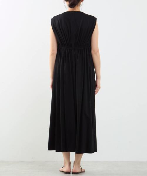 martinique(マルティニーク)の「スムースドレープワンピース(ワンピース・レディース・ブラック/キャメル・FREE)」の8枚目の写真