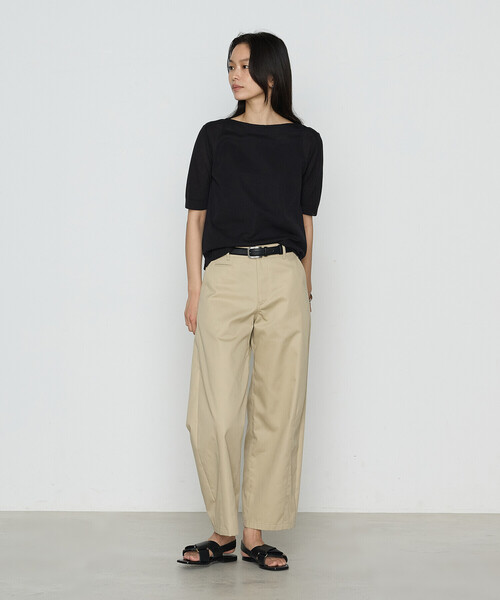 COMME CA（コムサ）の「綿アセテート プルオーバー（ニット/セーター・レディース・ブラック/ライトグレー/グリーン・9号/11号）」の8枚目の写真