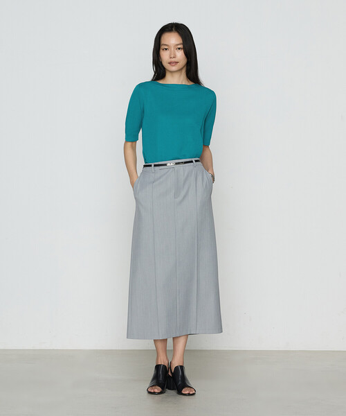 COMME CA（コムサ）の「綿アセテート プルオーバー（ニット/セーター・レディース・ブラック/ライトグレー/グリーン・9号/11号）」の10枚目の写真