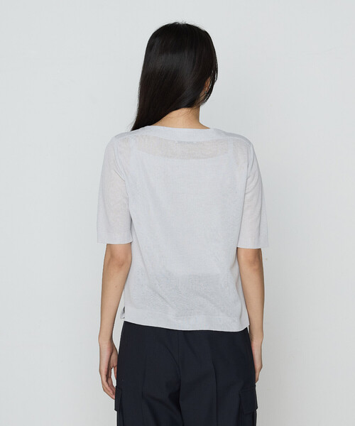 COMME CA（コムサ）の「綿アセテート プルオーバー（ニット/セーター・レディース・ブラック/ライトグレー/グリーン・9号/11号）」の14枚目の写真