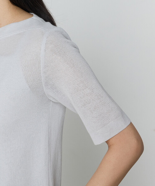 COMME CA（コムサ）の「綿アセテート プルオーバー（ニット/セーター・レディース・ブラック/ライトグレー/グリーン・9号/11号）」の16枚目の写真